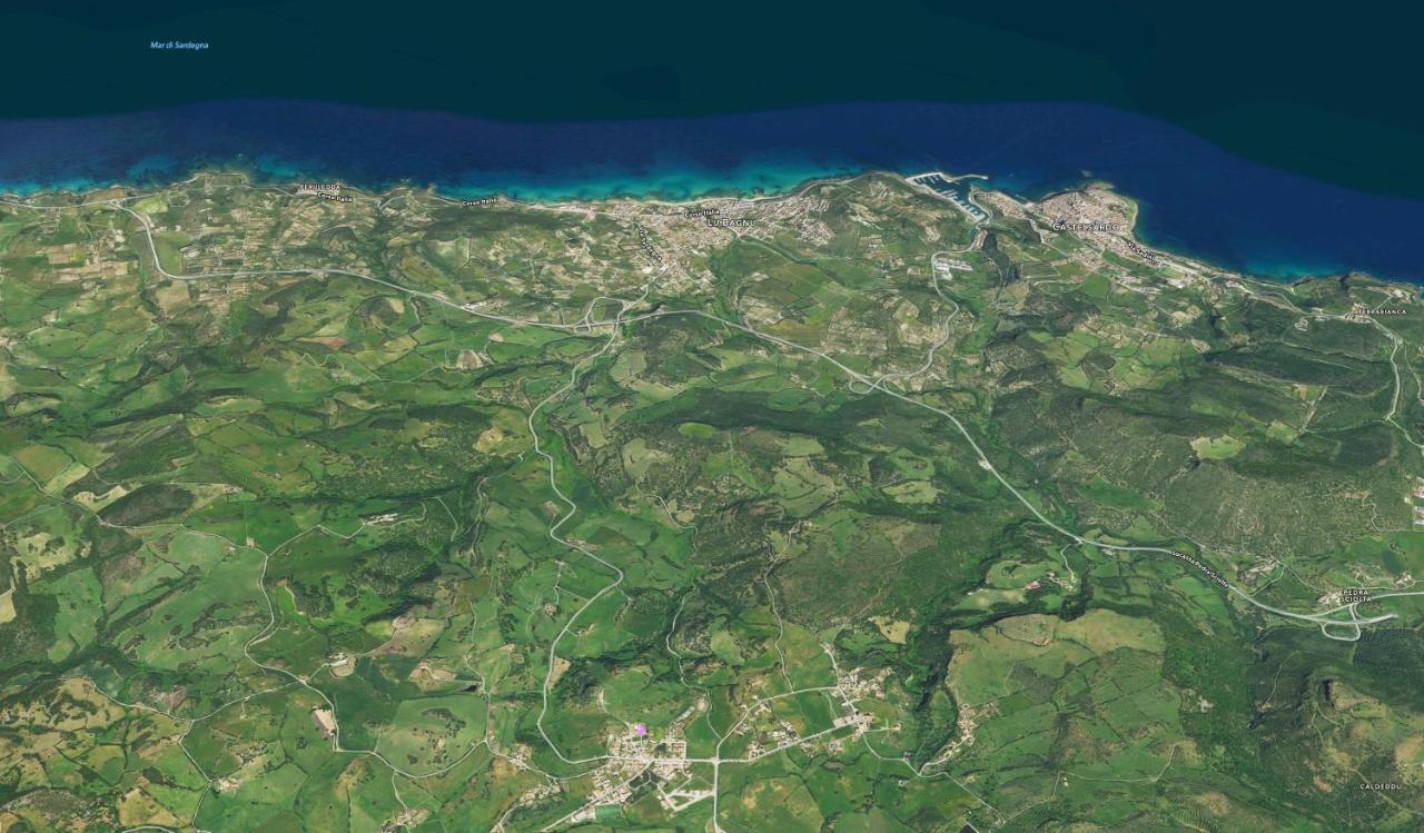 Apartmán Monolocale Italia Tergu Exteriér fotografie